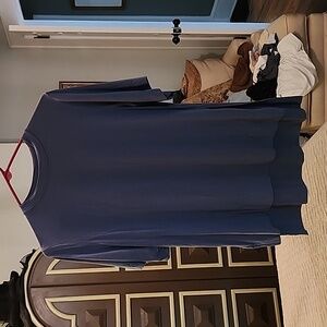 ADAY Navy Short Sleeve Top